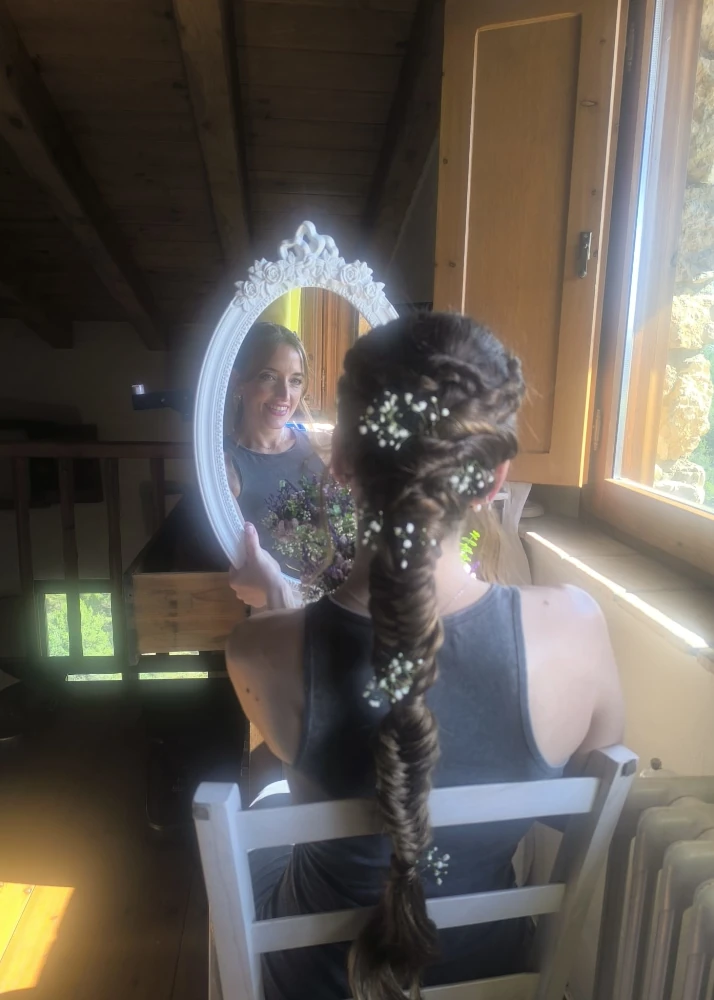 peinado de novia a domicilio